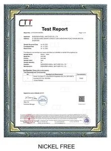 NICKEL FREE