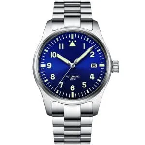 Premium Stainless Steel Custom Automatic Watch for Men - Waterproof and Luminous