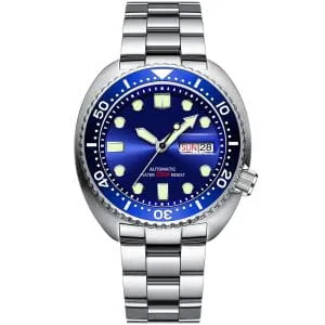 Dual Calendar Automatic Mechanical Watch for Men: Japanese Movement, Sapphire Glass, Customizable Design
