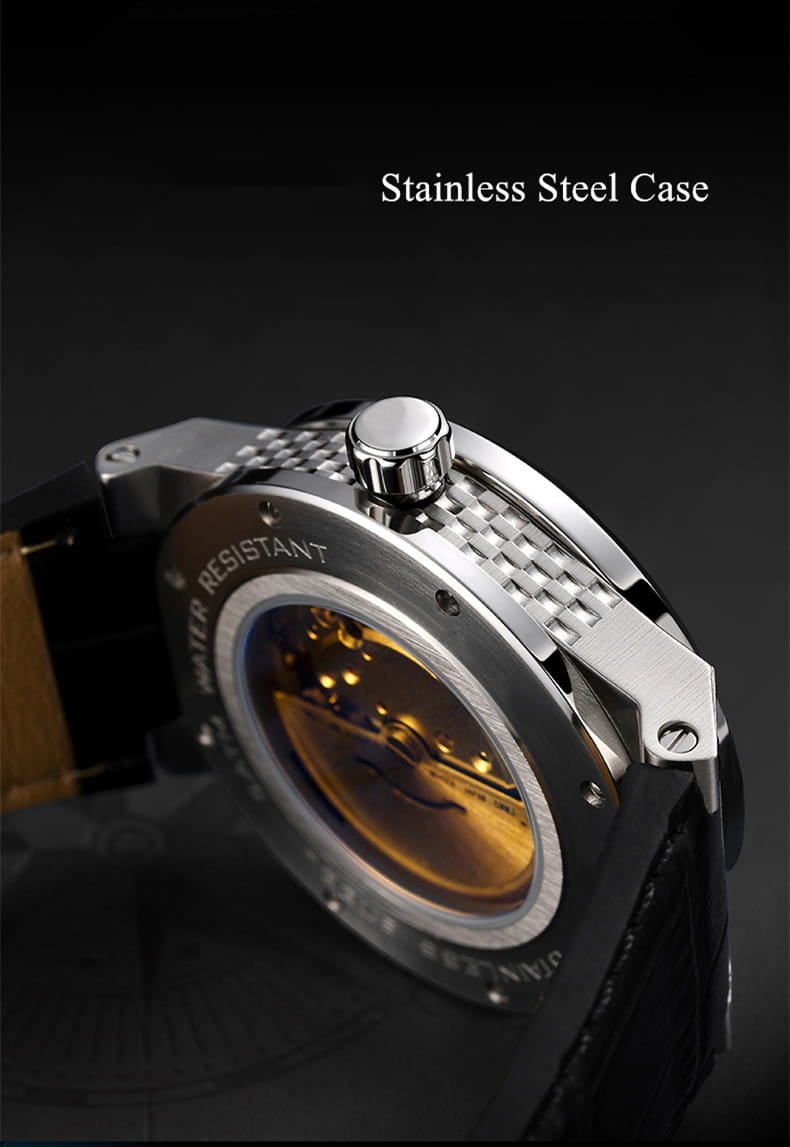 Build your own design mechanical wrist watch case custom made,wholesale watch manufacturers,chinese watch factory