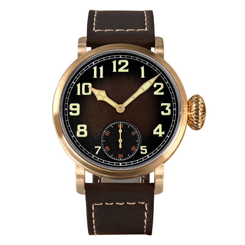 Custom CUSN8 bronze watches with company brand