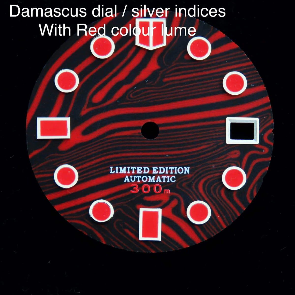 Custom watch dials with different patterns C3 BGW9 luminova,watch dial maker,custom watch dials,watch dials made in China