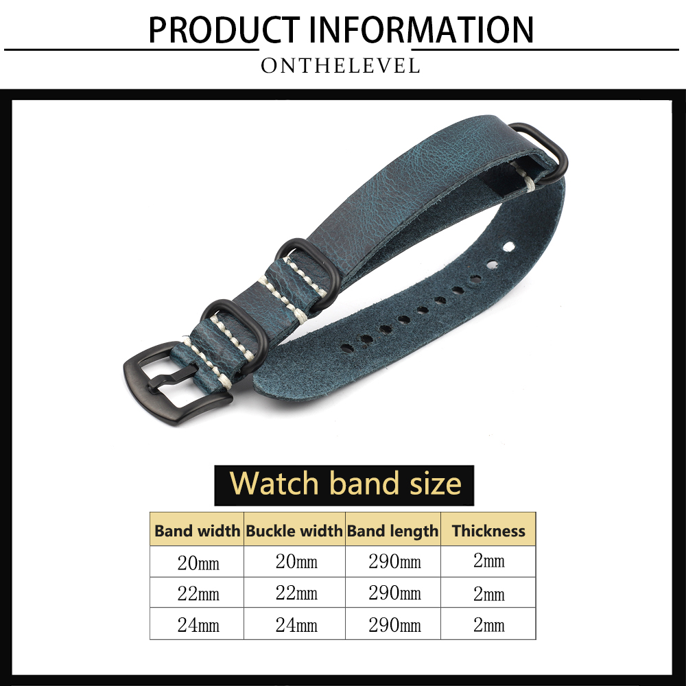 Vintage watch straps customzied logo made in China