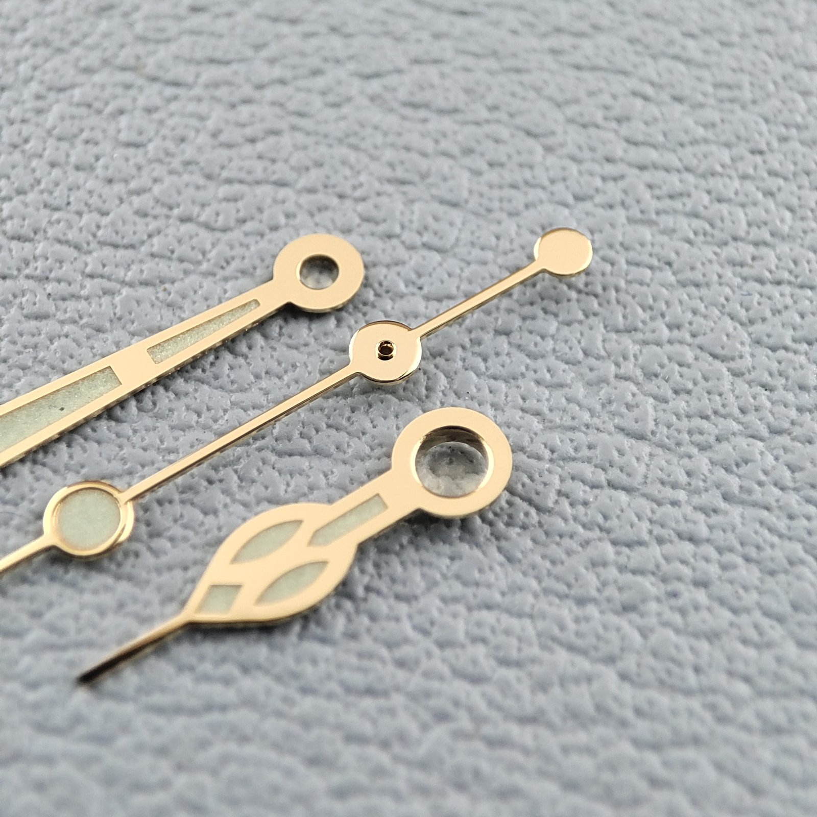 Custom luminous C3 hands in gold and other color,luminous watch hands,mens watch luminous hands