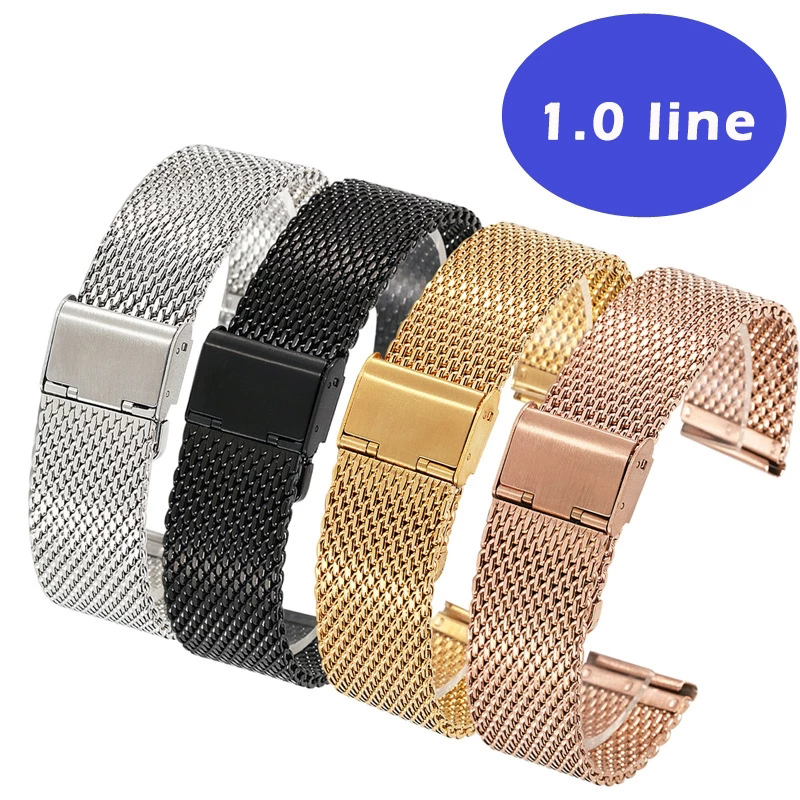 Custom quality stainless steel mesh band with different colors