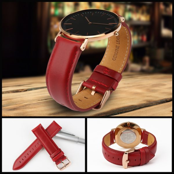 red watch strap - Aigell Watch is a professional watch manufacturer