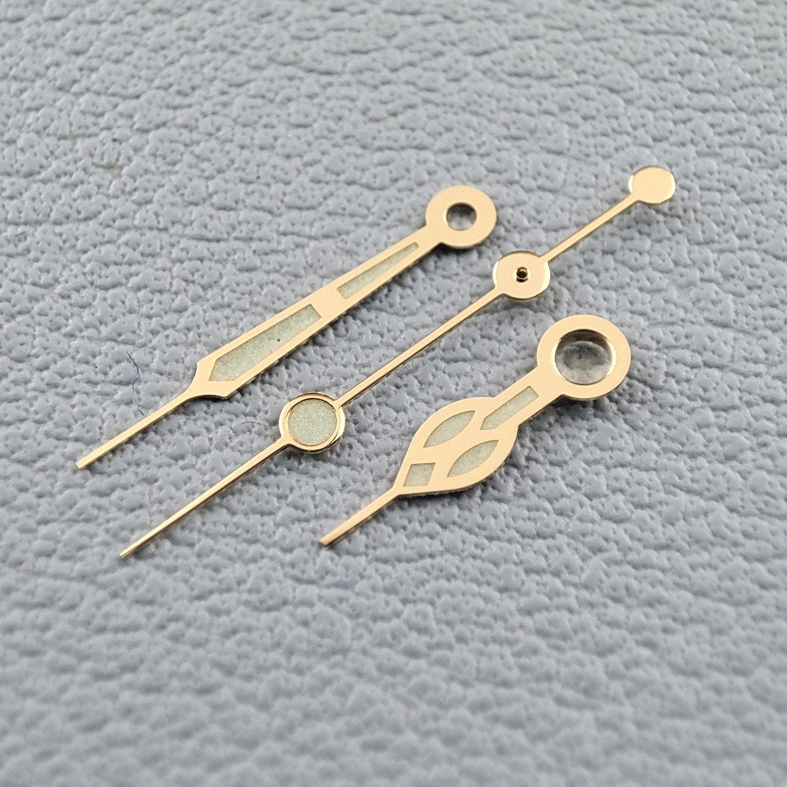 Custom luminous C3 hands in gold and other color,luminous watch hands,mens watch luminous hands