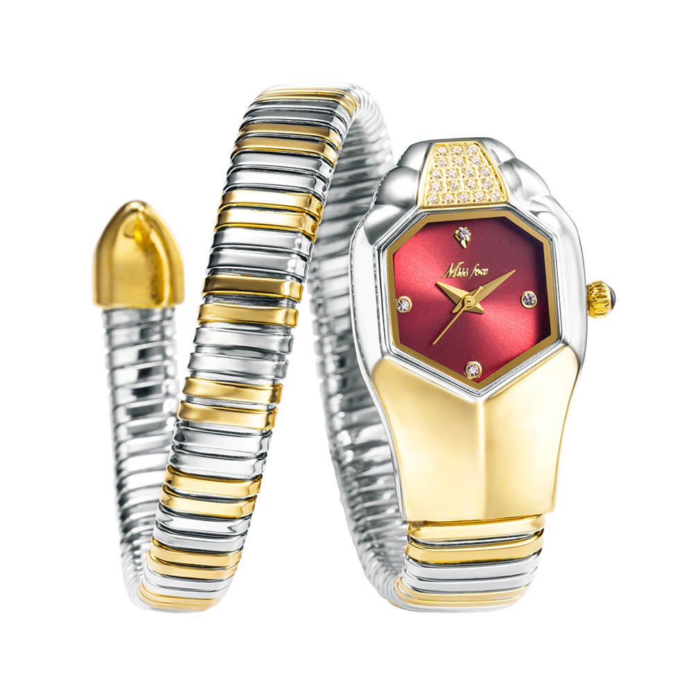 Snake Head Watch OEM,Women's Fashion Watch,Stainless Steel Quartz Watch,Ladies' Dress Watch,Waterproof Women's Watch,Unique Snake Design Watch,Customizable Women's Watch